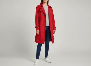 edc by esprit kurtki damskie: Esmara, Trencz damski, rozmiar L — 7