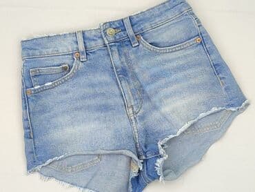 krótkie spodenki z wysokim stanem jeansowe: Divided, Szorty damskie, rozmiar S — 2