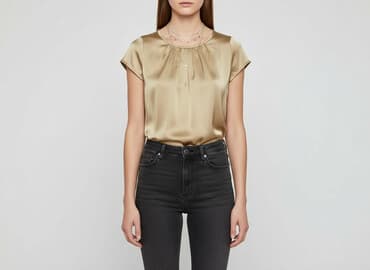 mango bluzka z bufiastymi rękawami: Mango, Women's blouse, size XS — 1