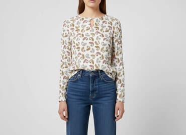 kamizelka damska krótka h m: H&M, Bluzka damska, rozmiar S — 7