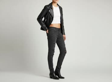 buty zimowe lv: Manière De Voir, Jeansy damskie, rozmiar L — 7