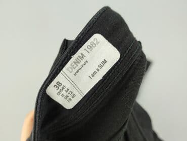 spodnie woskowane czarne: Denim 1982, Jeansy damskie, M — 4