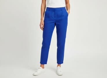 spodnie materialowe pull and bear: PULL&BEAR, Spodnie materiałowe damskie, rozmiar S — 6
