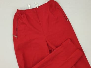 Women: Material trousers for women, size S (EU 36) — 1