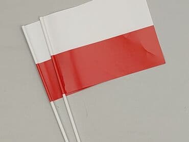Other art & collectibles products: Dwie używane flagi Polski na plastikowych patyczkach. Idealne na — 1