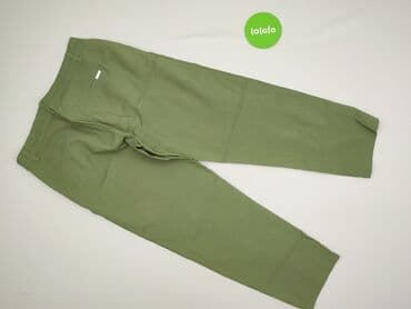 oliwkowe buty: Spodnie materiałowe damskie, rozmiar M — 3