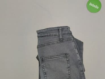 szare jeansy damskie stylizacje: Jeansy damskie, rozmiar S — 6