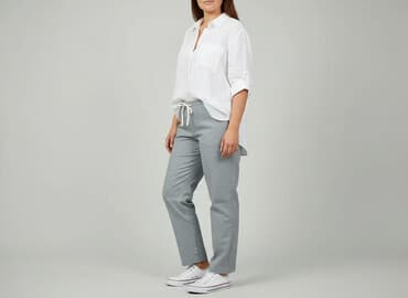 birkenstock klapki ccc: BIBA, Spodnie materiałowe damskie, rozmiar XL — 7