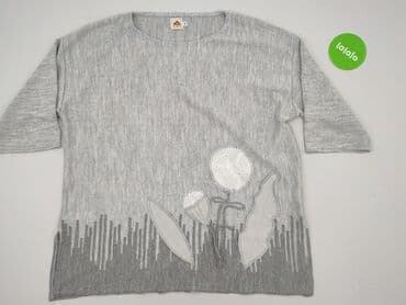 wzór na sweter piórkowy: Sweter damski, 3XL — 2