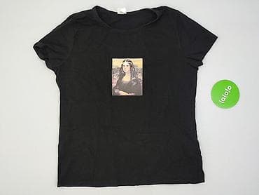 oversize t shirt basic: H&M Basic, T-shirt damski, rozmiar XL — 2