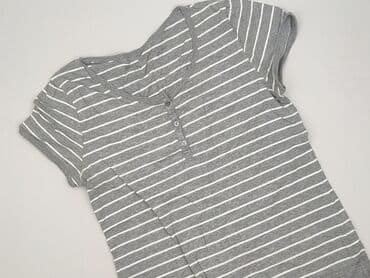 koszulka z długim rękawem w paski: T-shirt damski, rozmiar L — 1