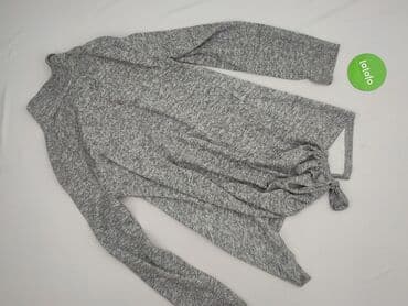 czarna sukienka i szary sweter: Kardigan damski, rozmiar S — 3