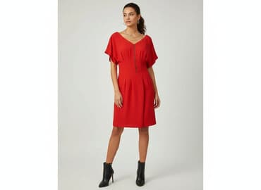 piękne czerwone sukienki na wesele: Warehouse, Sukienka damska, rozmiar M — 7