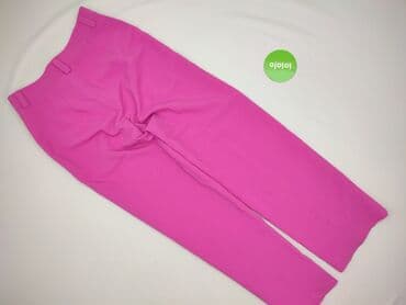 Trousers: Zara, Material trousers for women, size M — 3