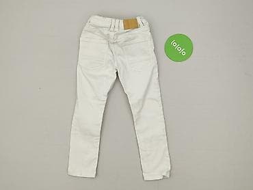 bershka spodnie cargo biale: Spodnie jeansowe, Zara, 4-5 lat, 110, stan - Bardzo dobry — 3