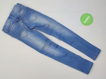 stroje kąpielowe dla dziewczyn 12 lat: Spodnie jeansowe, 9 lat, 128/134, stan - Bardzo dobry — 3