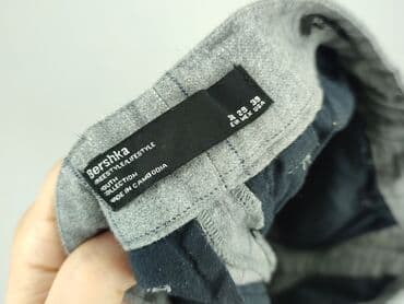 zara spodnie czarne szerokie: Bershka, Spodnie materiałowe damskie, rozmiar S — 4