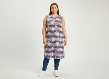 sukienki w paski: Sukienka damska, rozmiar 4XL — 8