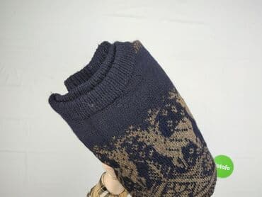 szafirowy sweter: Sweter dla mężczyzn, 5XL — 4