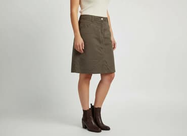 spódniczka khaki: Spódnica damska, rozmiar XL — 7