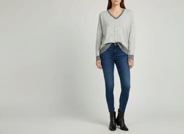 sweter w paski: Kardigan damski, rozmiar L — 6