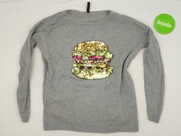 sweter z bufiastymi rękawami: FB Sister, Sweter damski, XS — 2