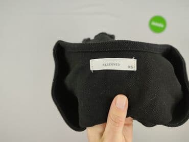 reserved czarna sukienka z bufiastymi rękawami: Reserved, Sukienka damska, rozmiar XS — 4