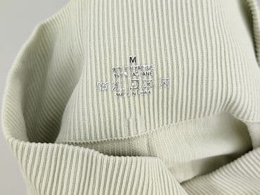 legginsy beżowe prążkowane: Legginsy rozmiar M — 4