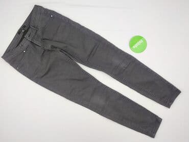 jeansy plus size wysoki stan: Jeansy damskie, M — 2