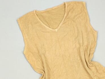 bluzki basic z dekoltem v: T-shirt damski, rozmiar S — 1