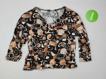 koszula damska w geometryczne wzory: Women's blouse, size S — 2