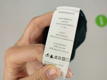 szmaragdowy sweter: Greenpoint, Sweter damski, rozmiar S — 5