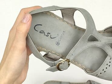 ccc sandały na koturnie 2017: Casu, Sandały damskie, rozmiar 39 — 8