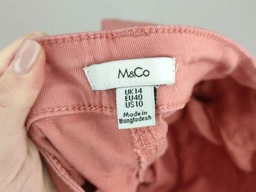 dżinsy kuloty: M&Co, Spodnie 3/4 damskie, rozmiar L — 4