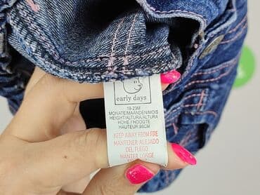 krótkie spodenki niemowlęce 74: Jeans, EarlyDays, 1.5-2 years, 92, condition - Very good — 4