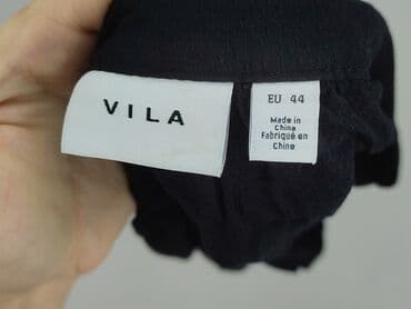 czarne bluzki dekolt v: Vila, Bluzka damska, rozmiar XL — 4