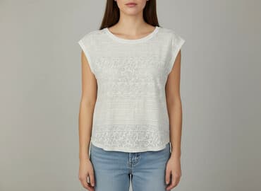 kurtka damska cropp: Cropp, T-shirt damski, rozmiar M — 1