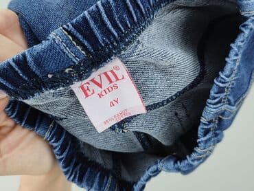 jeans na gumce: Spodnie jeansowe, 3-4 lat, 104, stan - Idealny — 5