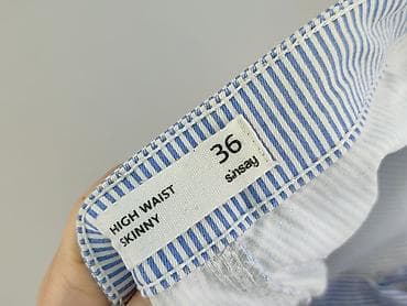 jeansy robocze: Sinsay, Spodnie materiałowe damskie, rozmiar S — 4