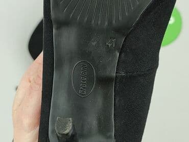 czerwone sandały na słupku ccc: Półbuty damskie, rozmiar 41 — 6