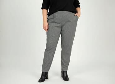 modne duże rozmiary spodnie: Bodyflirt, Spodnie materiałowe damskie, rozmiar 5XL — 1