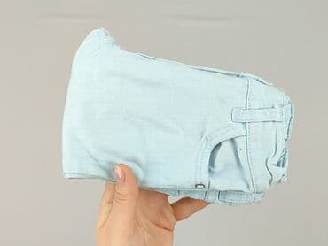 sukienka o kroju marynarki h: Denim pants, 9-12 months, condition - Good — 5