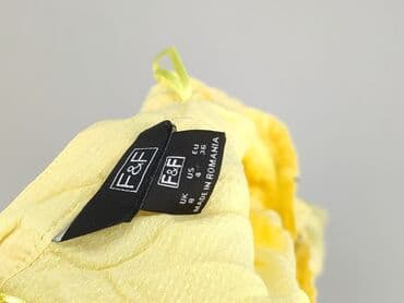 bluzka żółta w czarne paski: F&F, Bluzka damska, S — 4
