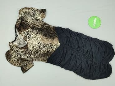 sweter w panterkę: Sukienka damska, rozmiar S — 2