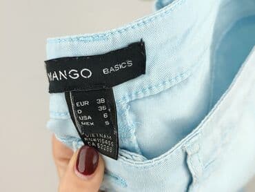 jeansy damskie podarte: Mango, Spodnie materiałowe damskie, rozmiar M — 4