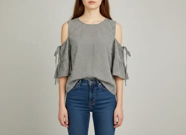 koszulka z gitara: Topshop, Bluzka damska, rozmiar XS — 6