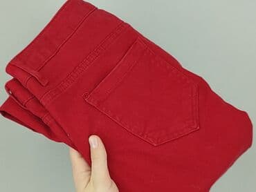 jeansy damskie podarte: Material trousers for women, size XL (EU 42) — 5