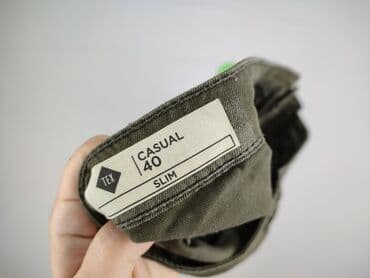 balenciaga dziurawe spodnie: TEX, Spodnie materiałowe damskie, rozmiar L — 4