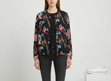 bomberka do sukienki: Amisu, Kurtka bomberka damska, rozmiar XS — 1