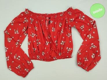 sukienki z piórami na ramionach: H&M, Women's blouse, size XS (EU 34) — 2